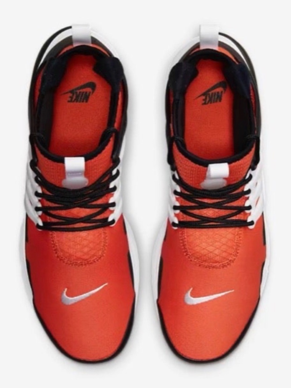 Nike Air Presto Mid Utility Mens Size 10 DC8751 800 Orange/Black/White